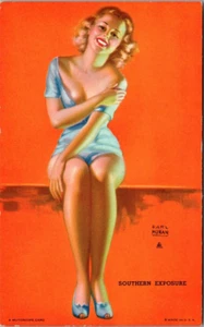 PINUP MUTOSCOPIO - "EXPOSICIÓN SUR" - MORAN - HG - TARJETA ARCADE VINTAGE - Imagen 1 de 2