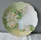 GHB Co Queen Louise Hand Painted Floral Plate w/Gold Trim