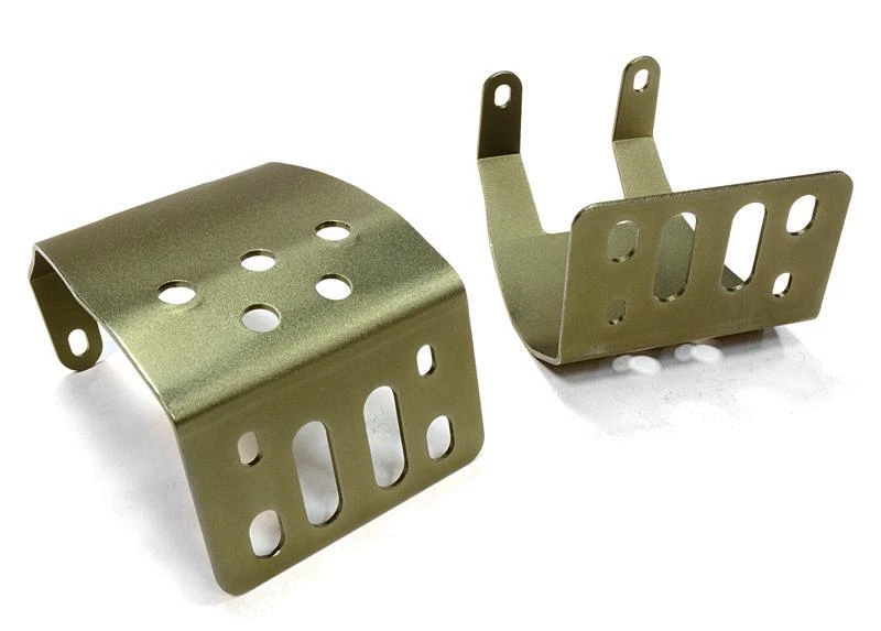 Alloy Skid Plate Assembly (2) for Axial SCX-10 Type Axle - Image 1 of 1