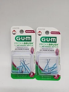 GUM Go-Betweens Proxabrush Minen moderat (8er-Pack mit 2 Stück) 16 insgesamt - Bild 1 von 3