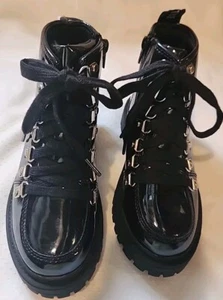 Justice Girls Ankle Boot. Size 13. Color: Black - Picture 1 of 12