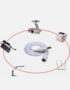 SPARKING 12FT 2.1mm x.. d for CCTV,LED(12FT).NEW - Picture 1 of 7