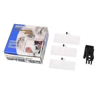 Cap Clip on Magnifying Glass Clip-on Magnifier 1.5x 2.5x 3.5x Flip-Up Glass - Image 1 of 4