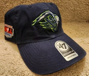 Gorra MLL Chesapeake Bayhawks Lacrosse '47 Marca Limpieza Annapolis Nueva con Etiquetas - Imagen 1 de 4