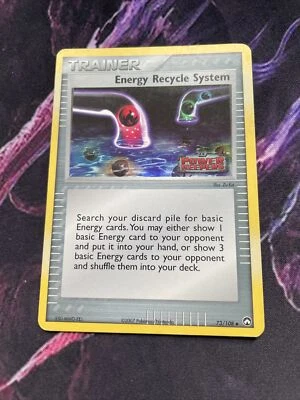 Energy Recycle System Ex Power Keepers Reverse Pokemon Card - Image 1 of 4