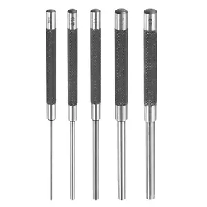 5pcs Drive Pin Punch Set 1/8"-3/8" Non-marring Alignment Punch with Knurled Grip - Picture 1 of 6