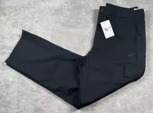 New Nike Club Cargo Pants Woven Black FZ5765 010 Men's Size 36 X 34 Straight Leg - Picture 1 of 11