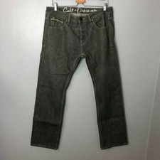 Cult of Individuality Gray Hagen Relaxed 34x34 Mens Denim Cotton Pants Casual 