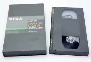 Fuji M321SP 60ML Betacam SP (Metal) Video Cassette Tape - 5 Available FREE SHIP - Picture 1 of 1