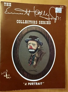 A Portrait - Emmett Kelly Jr.  Clown Cross Stitch Pattern by Judith Lynn - Picture 1 of 2