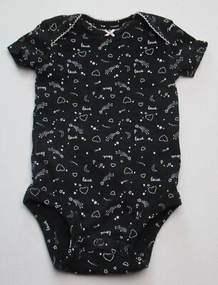 Infant Baby Girls 3 Months Carter's Stars Moon Heart Love Shirt - Image 1 of 2