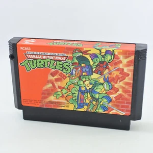 Famicom Teenage Mutant Ninja TURTLES 1 TMNT Cartridge Only Nintendo 2258 fc - Picture 1 of 5