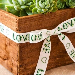 Cinta de boda Love Vine ancho 15 mm por Berisfords boda floral - Imagen 1 de 6