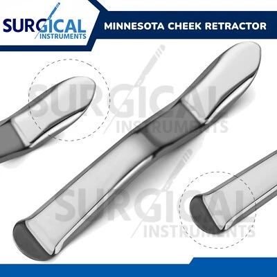 Minnesota Retractor de mejillas Abridor de boca dental Examen quirúrgico Grado alemán Foto 1 de 4