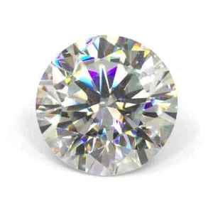 Colorless (DEF) Synthetic Moissanite Rounds - Picture 1 of 1