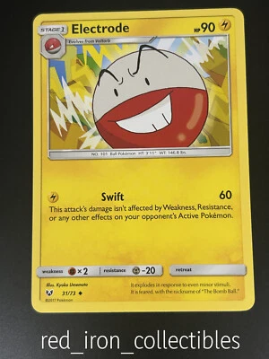 Electrode 31/73 Uncommon Shining Legends Sun & Moon Pokemon Card NM - Image 1 of 2
