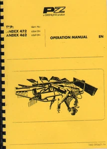 PZ ANDEX 432 & 462 Rotary Windrower Operator Instruction Manual - Picture 1 of 1