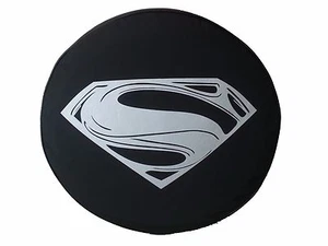 SpareCover® Brawny Series - Superman Man of Steel 35" Tire Cover fits Hummer H2 - Picture 1 of 7
