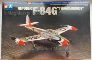 TAMIYA · REPUBLIC F-84G "THUNDERBIRDS" · 1:72 SCALE MODEL · NEW - Picture 1 of 4