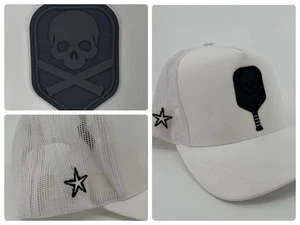 G/FORE Hat White Pickleball Bakers Bay Golf And Ocean Club Resort Rare Skull - Picture 1 of 12