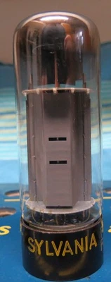 1X Tubo Mullard Sylvania XF2 B6D4 OO Top Getter Test Ligeramente Usado 6CA7 EL34 NUEVO DE STOCK Foto 1 de 4