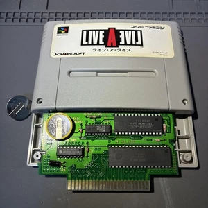 Super Famicom Live Alive batteria usata sostituita, testata, buone condizioni - Foto 1 di 4