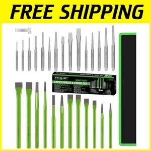 Professional Grade Punch & Chisel Set - Picture 1 of 10