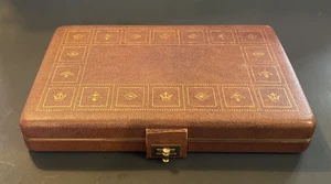 Vintage Shields Valet Herren Schmuckkästchen Krawattennadeln Manschettenknöpfe Ringe kleineres Etui - Bild 1 von 17