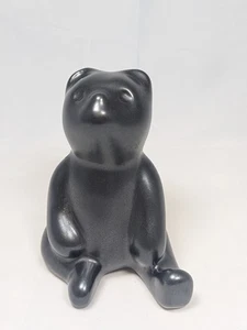 Pigeon River Pottery 2008 Stargazer Black Bear Signed T. Bullen #2100 VGC No Tag - Picture 1 of 7