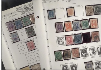 HAWAII, Excellent Stamp Collection  mounted on 2 Capital album pages - Image 1 of 3