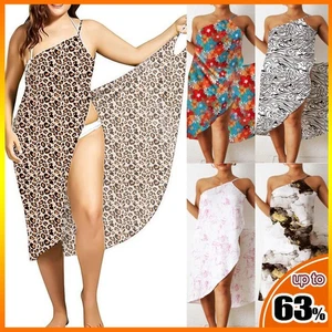 Women Lady Bikini Cover Up Sarong Beach Long Dress Swimsuit Sexy Beach Dress UK - Picture 1 of 19