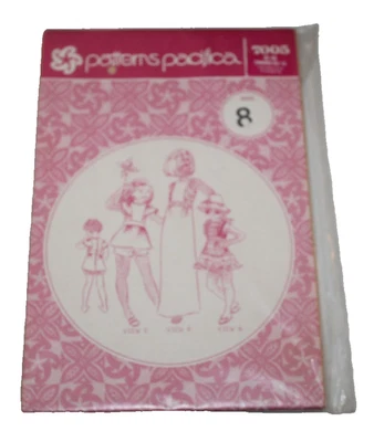 Patterns Pacifica 7005 Muu Muu Minidress Childrens 8 Tunic Dress Sewing - Image 1 of 2