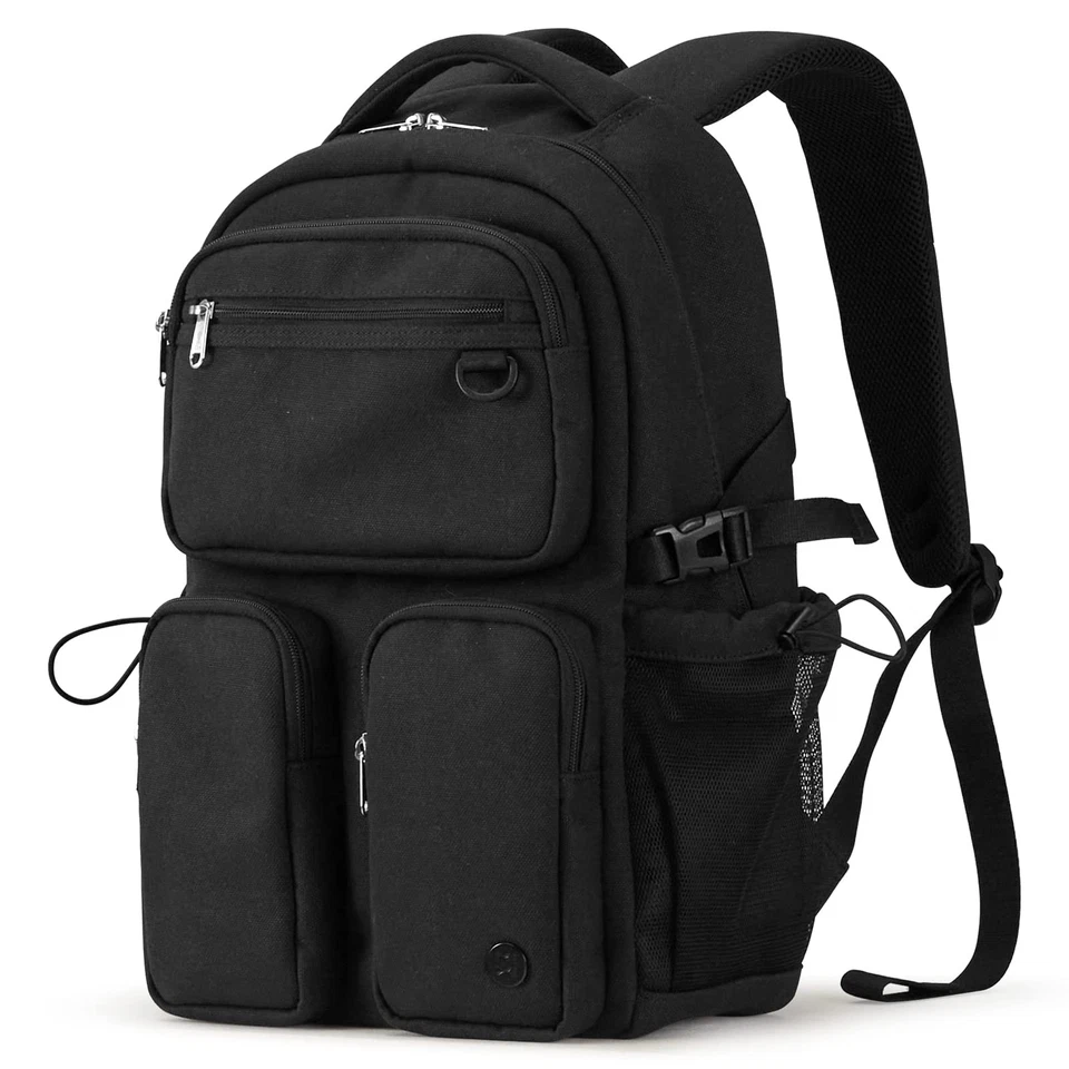 Mochila de Viaje para Laptop, Ligera Duradera Escuela Bookbag Hombres Mujeres 15.6" Co... Foto 1 de 4