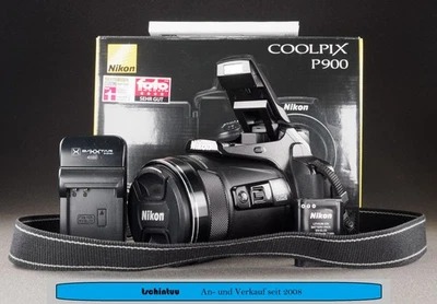 Nikon COOLPIX P900 16.0 MP Digitalkamera  im guten Zustand OVP mit Einschränkung - Bild 1 von 4