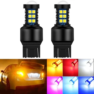 2X W21W 580 T20 DRL Freno 7443 582 Lampadina 12V 30SMD LED Luce Segnale di Retromarcia - Foto 1 di 17