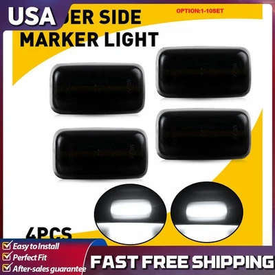 适用于 15 - 23 Silverado GMC Sierra 3500HD 双床 LED 侧标记灯 4-40X — 第 1/4 张图片