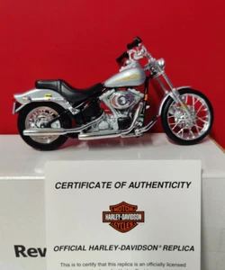 2001 Harley Davidson FXST Softail Standard Motorcycle Model Maisto 1:18 scale - Picture 1 of 6