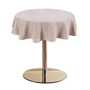 45 Inch Round Tablecloth Linen - Wrinkle and Stain Resistant Washable Polyest... - Picture 1 of 6