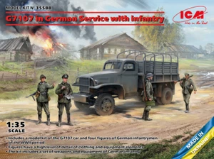 ICM 35588 1:35 G7107 in German service with infantry Plastic model kit - Picture 1 of 7