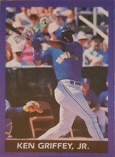 1991 Ballstreet Journal Magazine Ken Griffey Jr. Foil Promo Card 