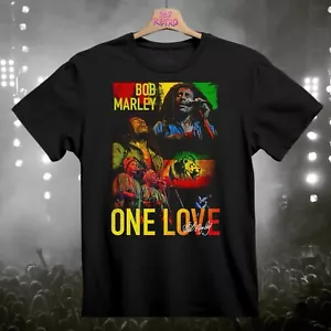 Camiseta Bob Marley One Love Reggae Band Negra S-3XL - Imagen 1 de 7