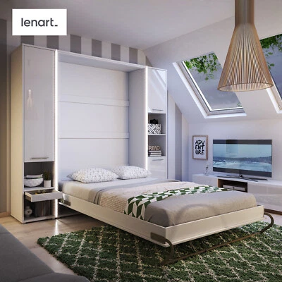 Schrankbett 140 x 200 Vertikal LENART CONCEPT PRO Wandklappbett Bett CP-01 - Bild 1 von 4