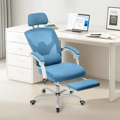 Ergonomic High-Back Mesh Office Chair For Computer Desk Swivel & Rolling Work - Image 1 of 4