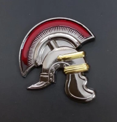 Roman Enamel Helmet Pin Badge - Image 1 of 3
