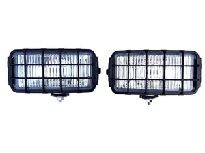 2x Nebelscheinwerfer H3 Halogen Zusatzscheinwerfer 24V Nebellicht mit Glühbirnen - Bild 1 von 12