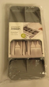 Joseph Joseph DrawerStore Organizador de Cubiertos Compacto Grande Bandeja de Cajón, Gris NUEVO - Imagen 1 de 3