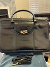 Women?S Black Shoulder Business Messenger Bag Briefcase Satchel  P17