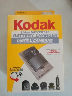 Kodak Camera Battery Charger Kodak Li-lon K7500-C Digital Travel Set Brand New  - Image 1 of 4