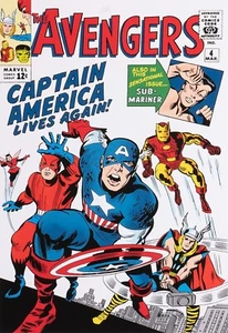 Plaque collector métal Marvel Steel Covers Série 2 - Captain America Lives Again - Picture 1 of 1