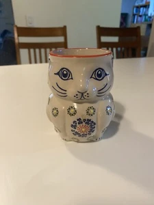 Yokohama Studio Cat Coffee Cup Mug Hand Painted Cat Lover - Picture 1 of 11